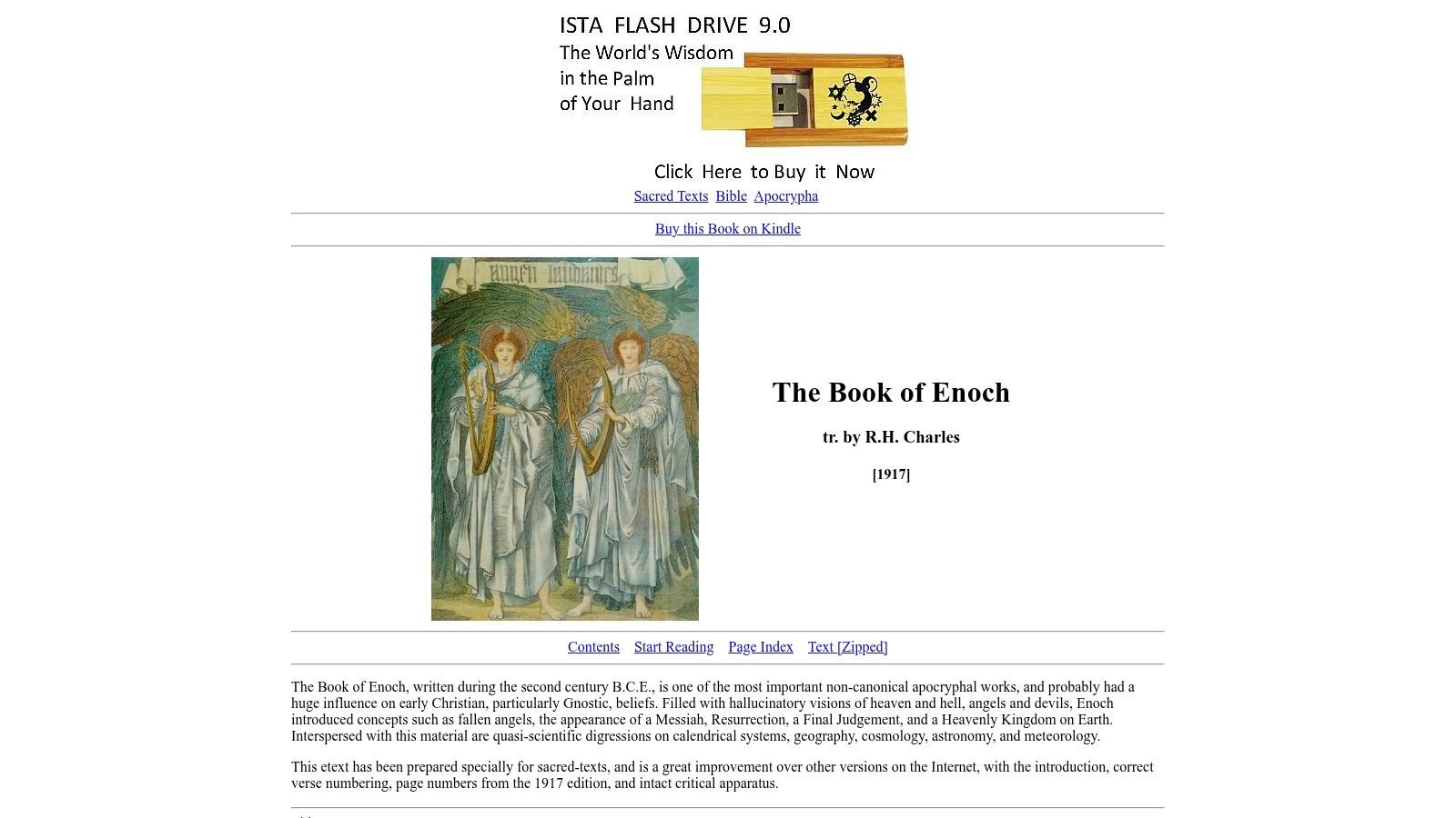 Internet Sacred Text Archive – The Book of Enoch (R. H. Charles, 1917)