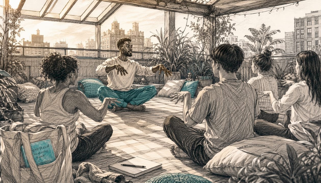 What Deep Inner Work Really Means: A Beginner's Guide 2 Instructor demonstrating somatic release exercise