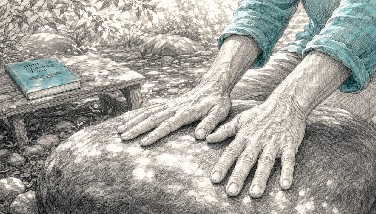 What Deep Inner Work Really Means: A Beginner's Guide 3 Hands pressing on wooden floor for grounding