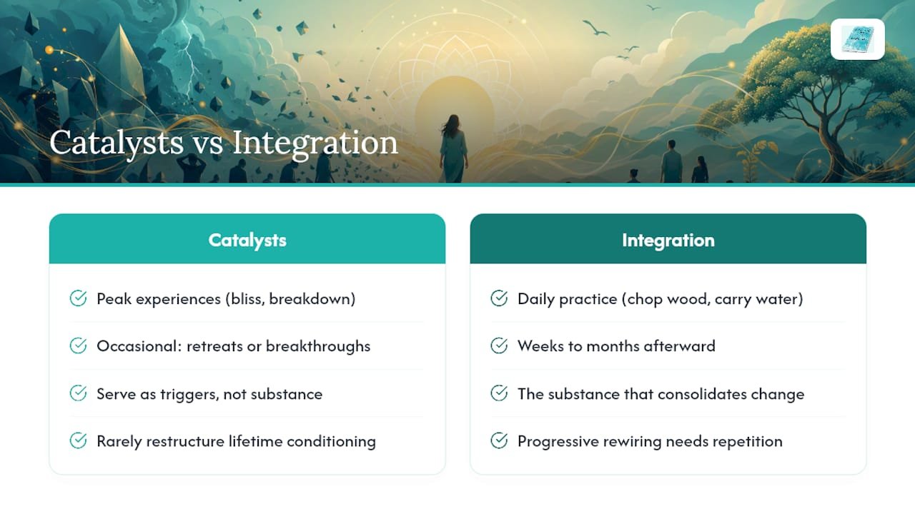 Why integration is the stage most people skip — overview diagram