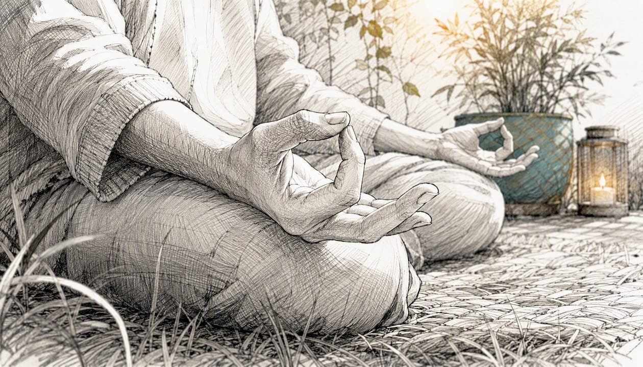Your Spiritual Morning Routine: Clarity in 3, 10, or 30 Minutes 1 Hands resting in breathwork mudra position
