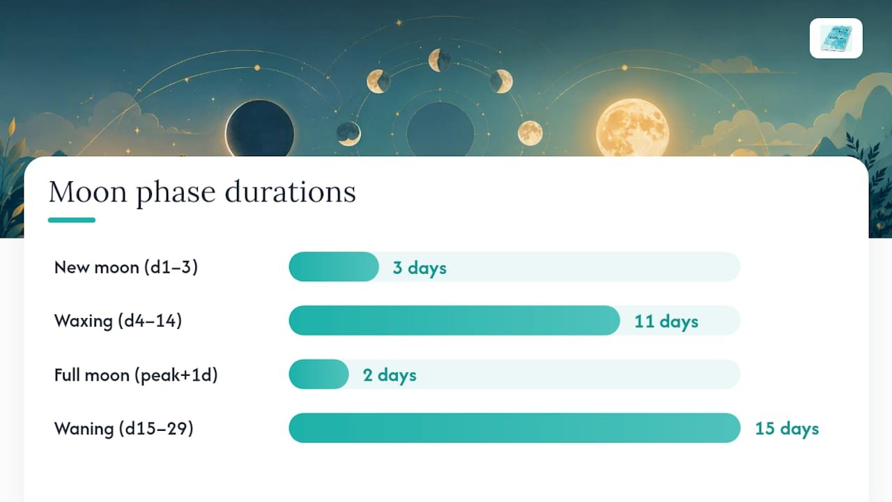 New Moon vs Full Moon: How to Ritualize Each Phase 3 Diagram showing lunar ritual practice elements and timing