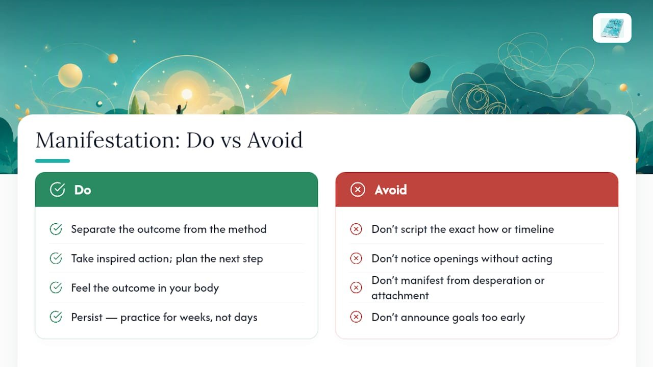 8 Manifestation Mistakes Beginners Make: Quick Psychology Fixes 1 The Most Common Manifestation Mistakes (And What They Signal) — overview diagram