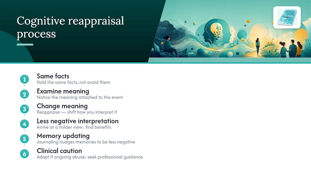 Cognitive reappraisal process in forgiveness journaling
