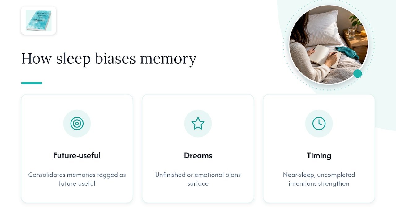 Why the ritual can influence attention and memory — overview diagram